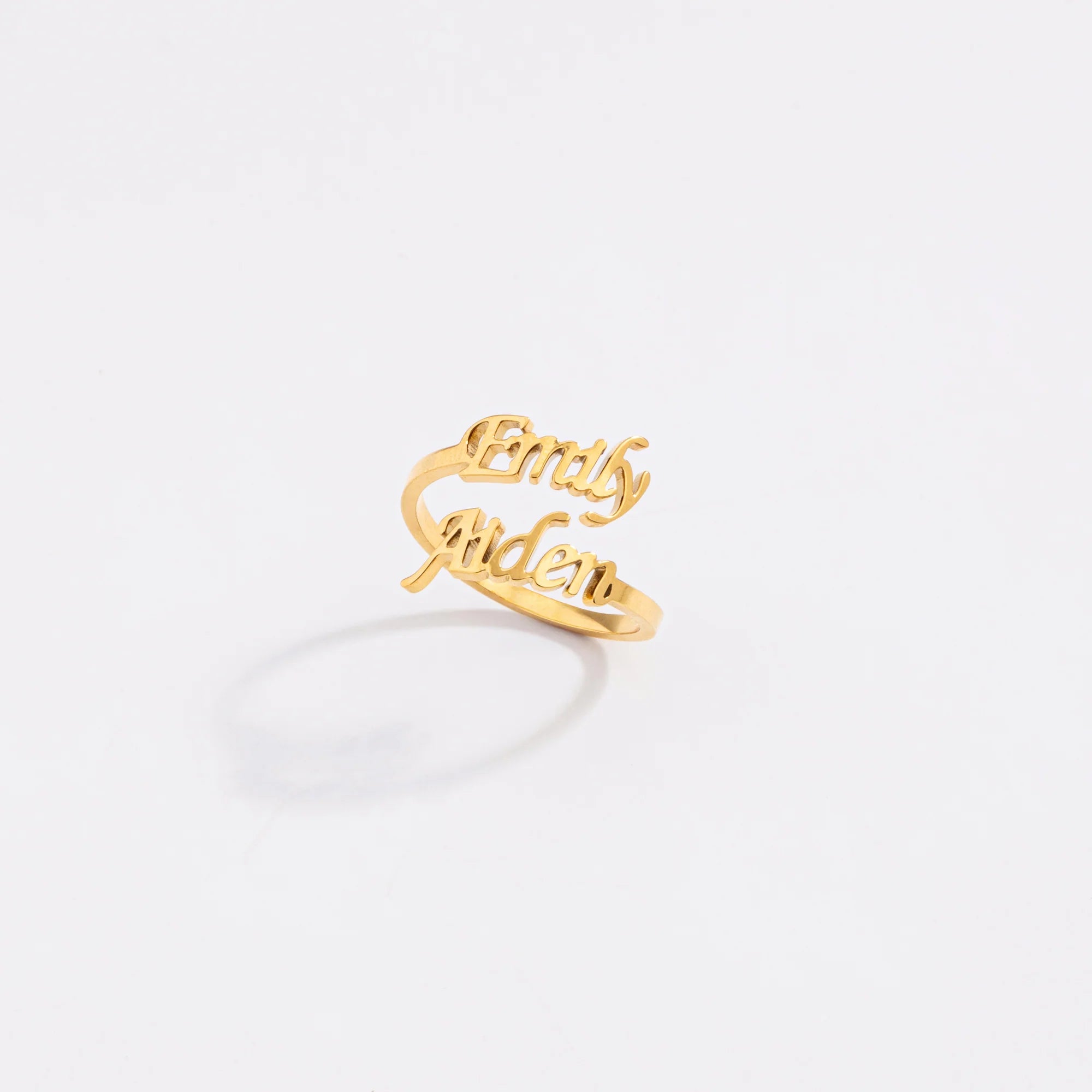 Customized Name Ring