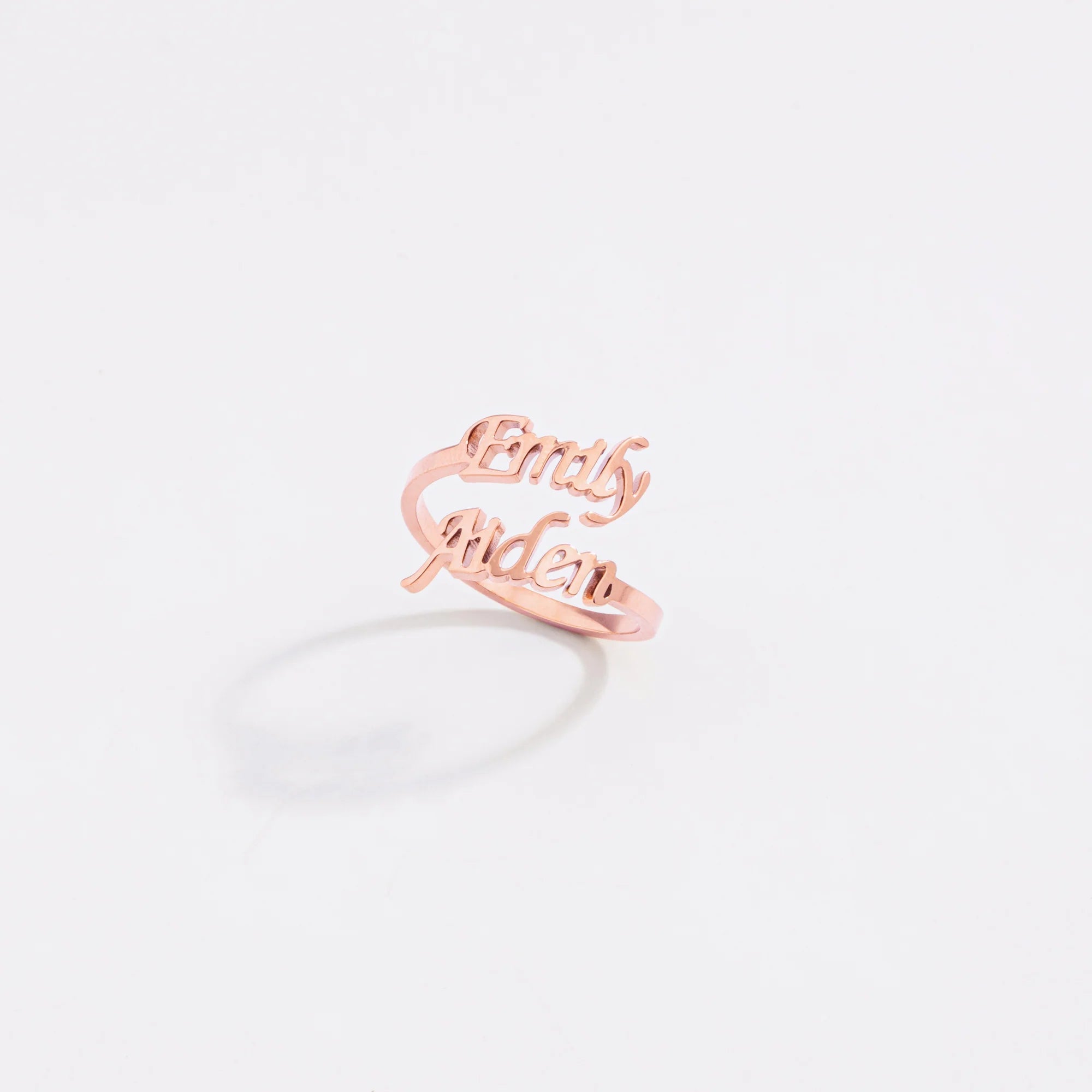 Customized Name Ring