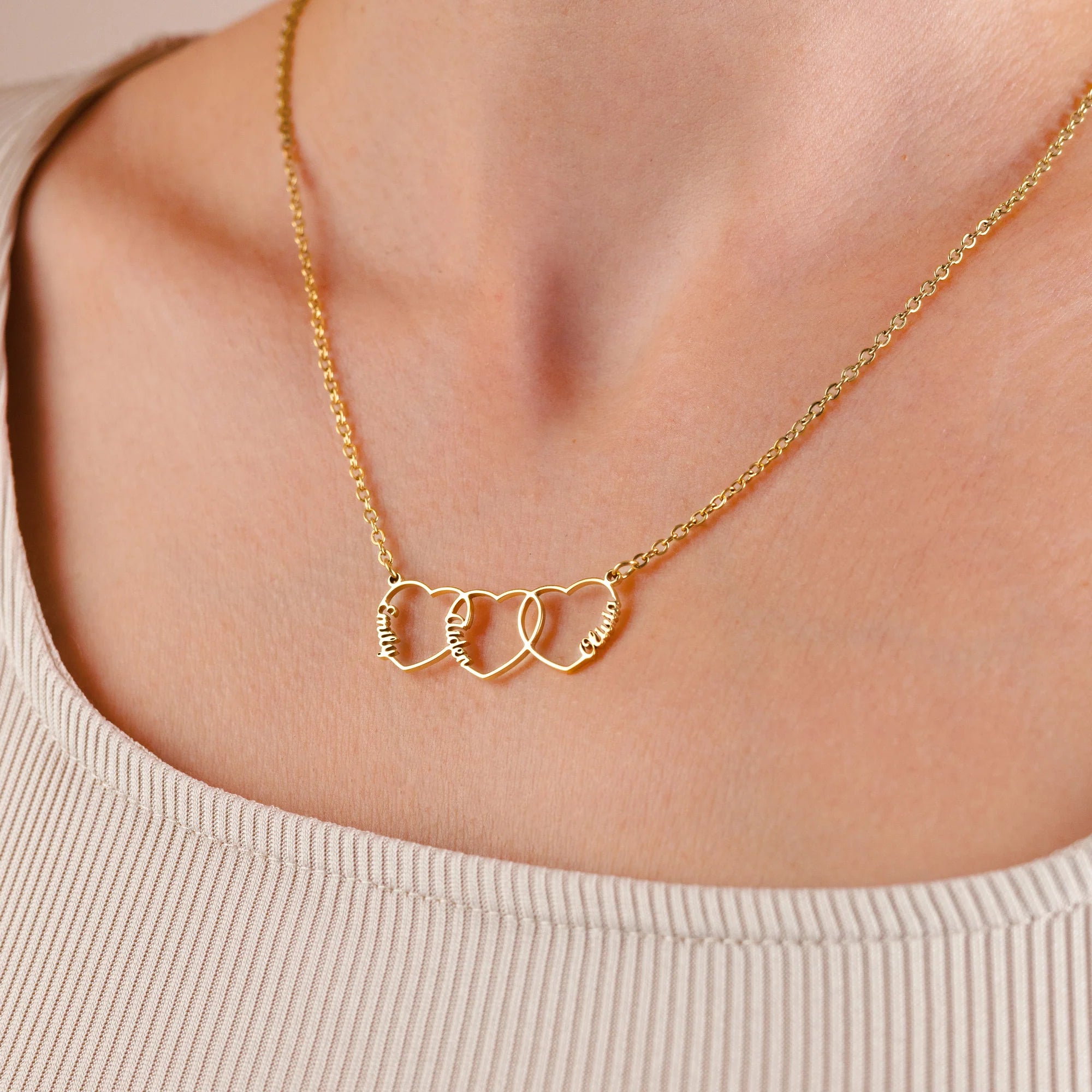 Personalized Heart Name Necklace