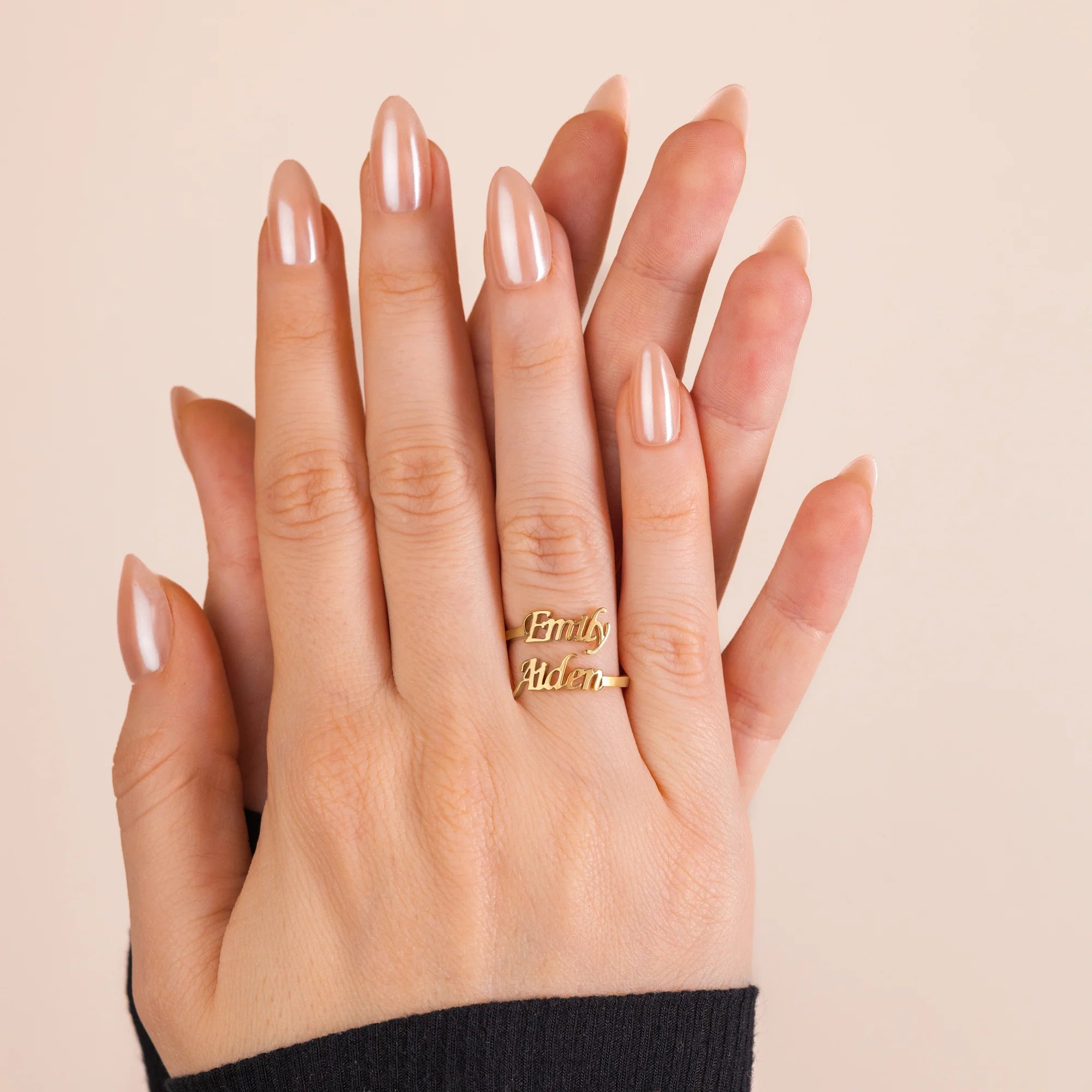 Customized Name Ring