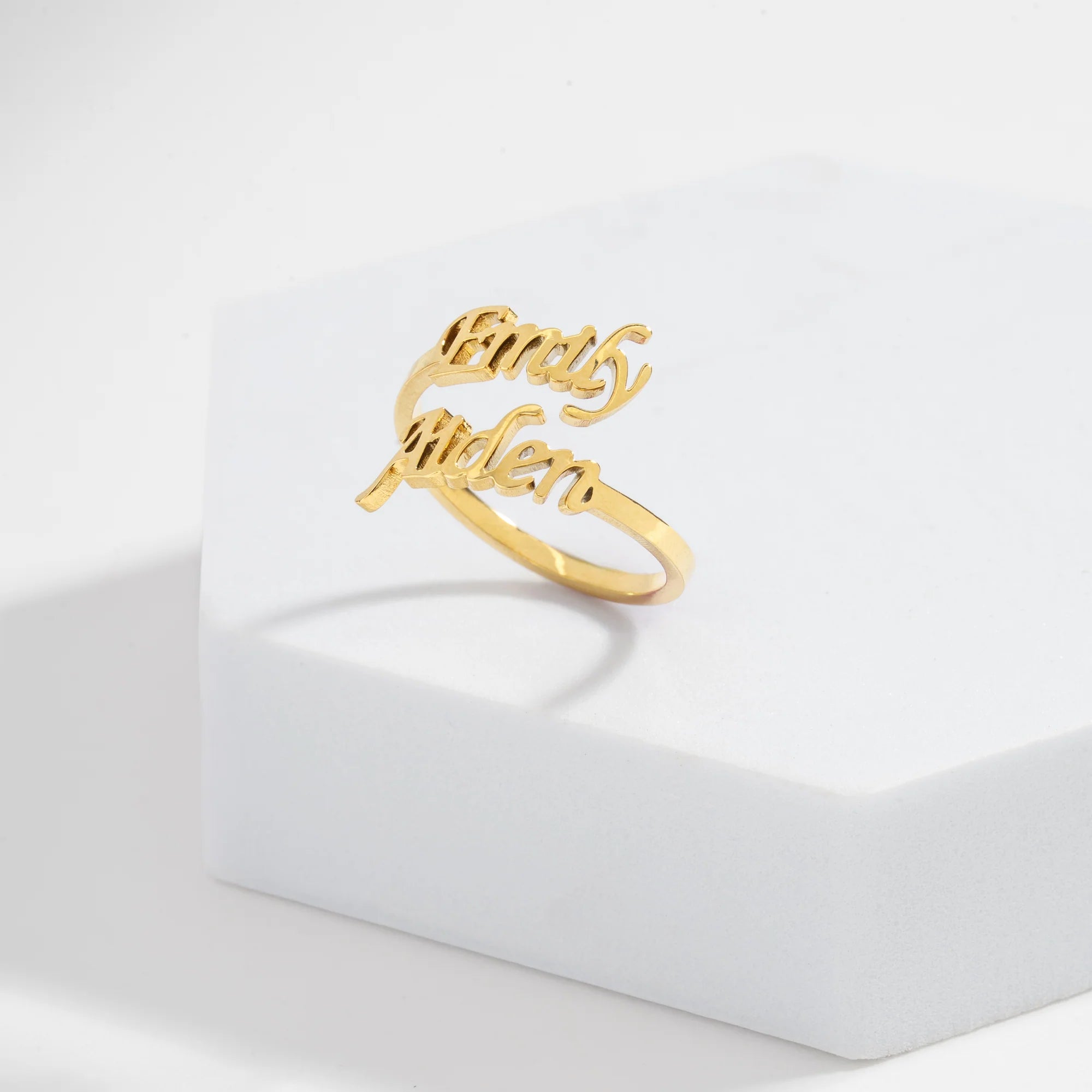 Customized Name Ring