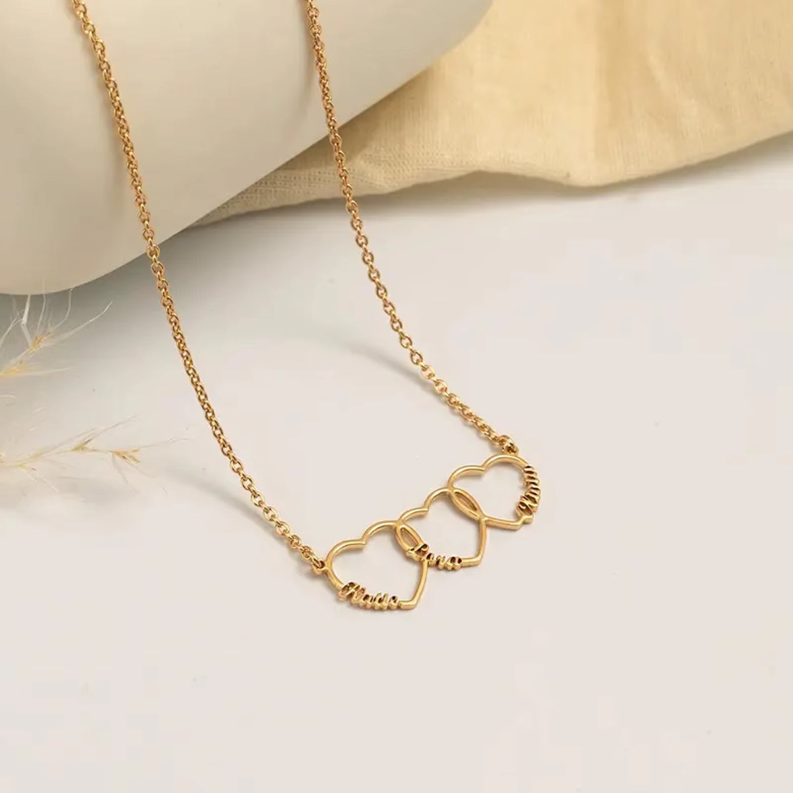 Personalized Heart Name Necklace