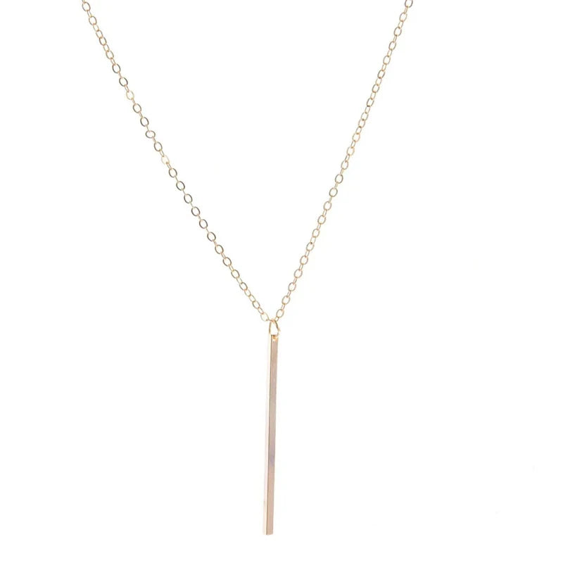 New 60Cm Pure 925 Sterling Silver Long Necklace Curb O-Chain Choker Pendant Bar Shaped Necklaces Women Girls Gift Fine Jewelry