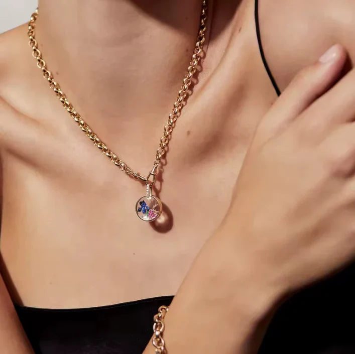 Locket Necklace And Charms